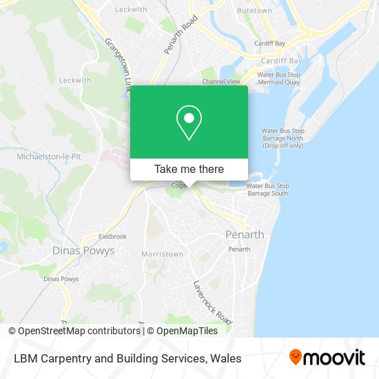 LBM Carpentry and Building Services map