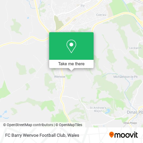 FC Barry Wenvoe Football Club map