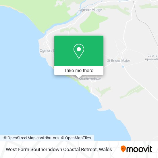 West Farm Southerndown Coastal Retreat map