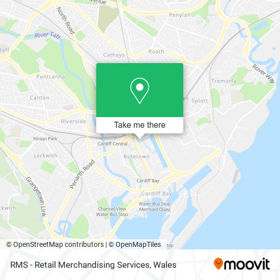 RMS - Retail Merchandising Services map