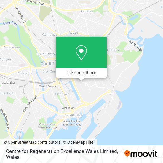Centre for Regeneration Excellence Wales Limited map