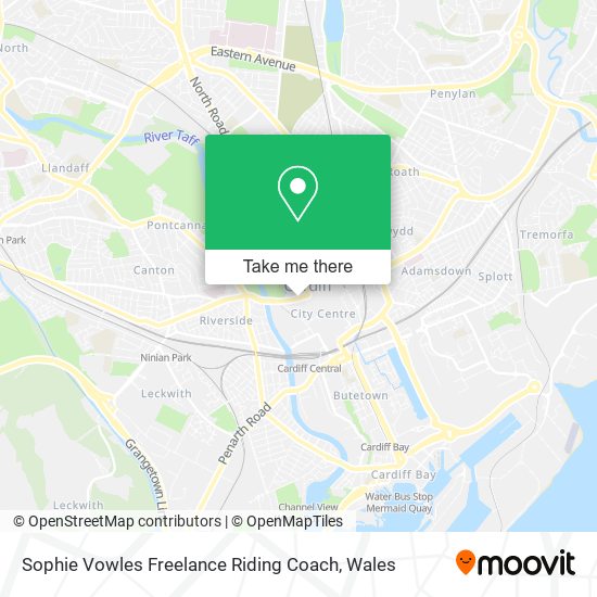 Sophie Vowles Freelance Riding Coach map