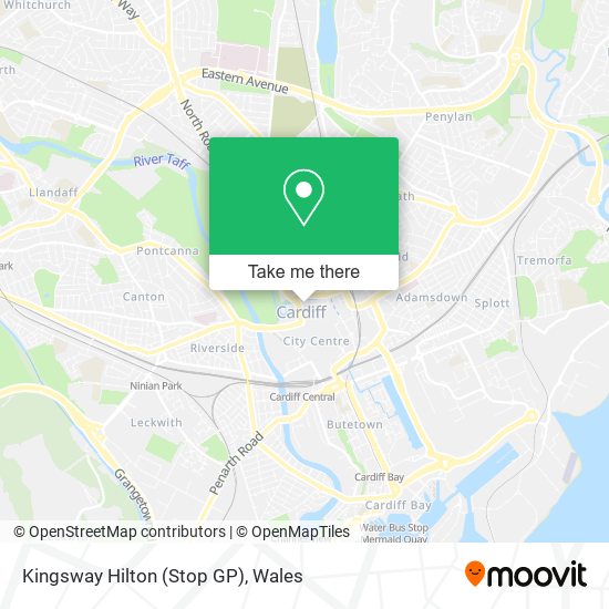 Kingsway Hilton (Stop GP) map
