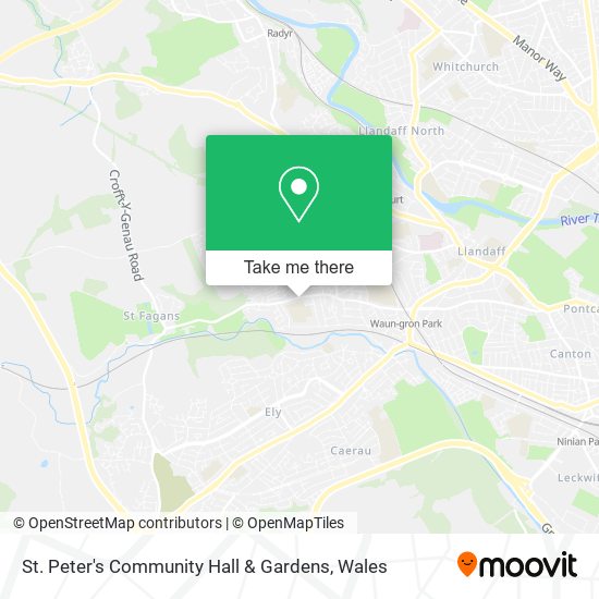 St. Peter's Community Hall & Gardens map
