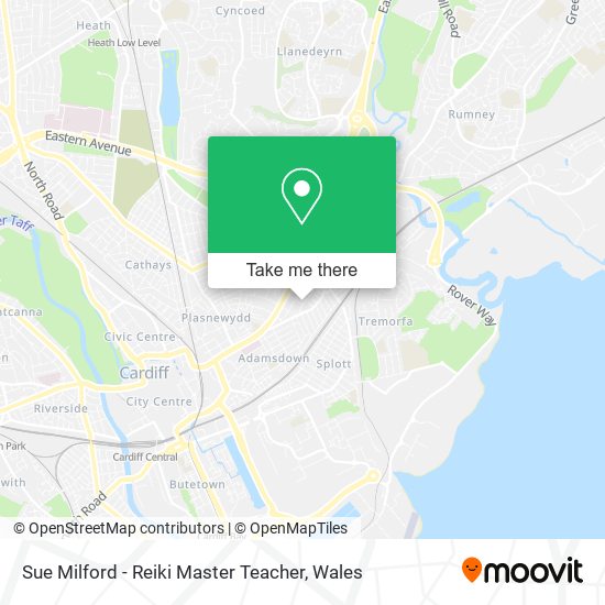 Sue Milford - Reiki Master Teacher map