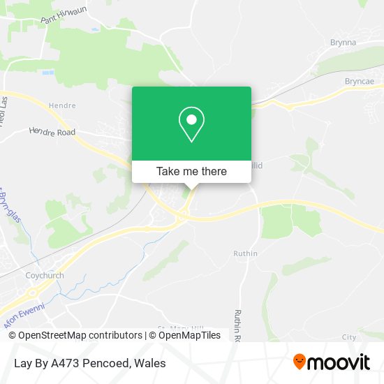 Lay By A473 Pencoed map