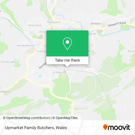 Upmarket Family Butchers map