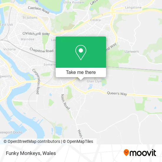Funky Monkeys map