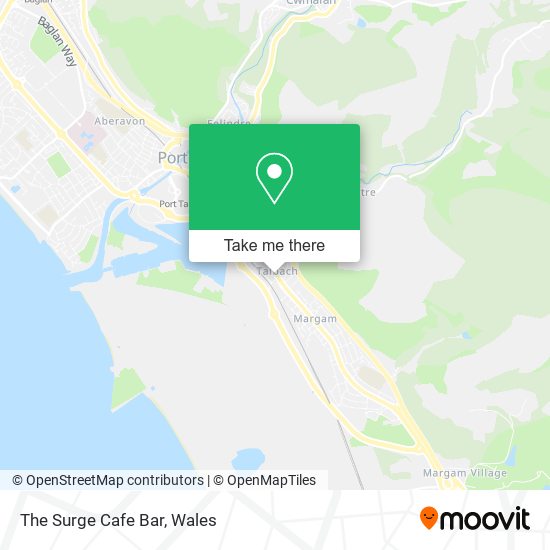 The Surge Cafe Bar map