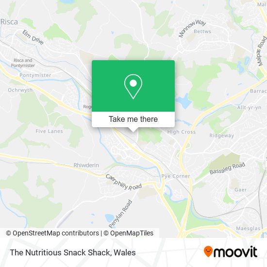 The Nutritious Snack Shack map