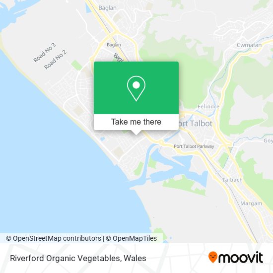 Riverford Organic Vegetables map