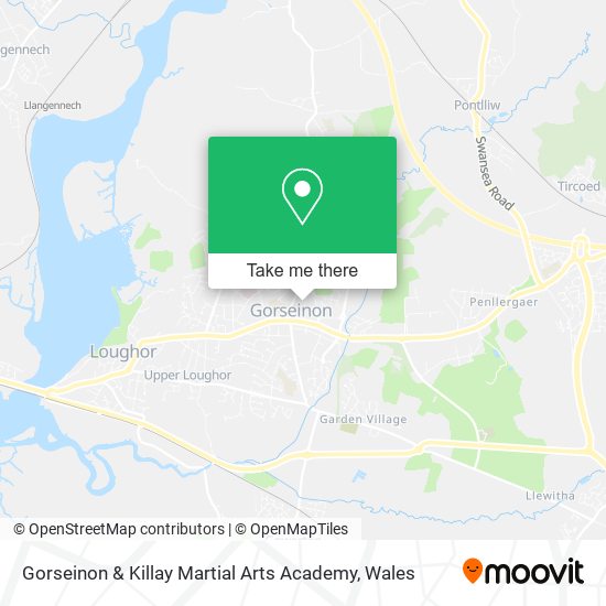Gorseinon & Killay Martial Arts Academy map