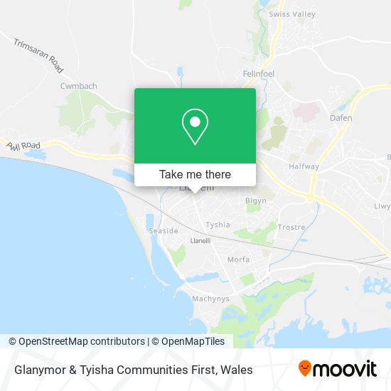 Glanymor & Tyisha Communities First map