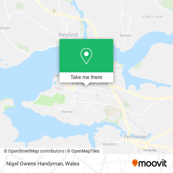 Nigel Owens Handyman map