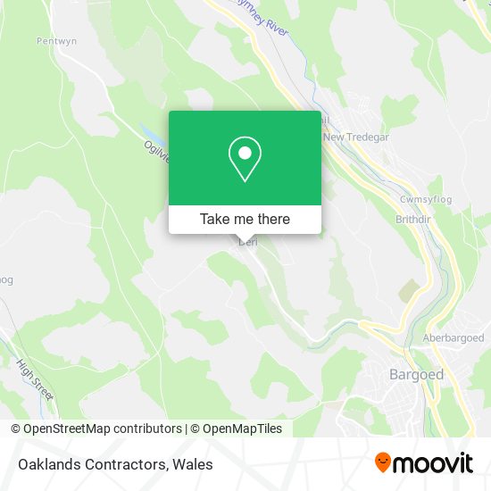 Oaklands Contractors map