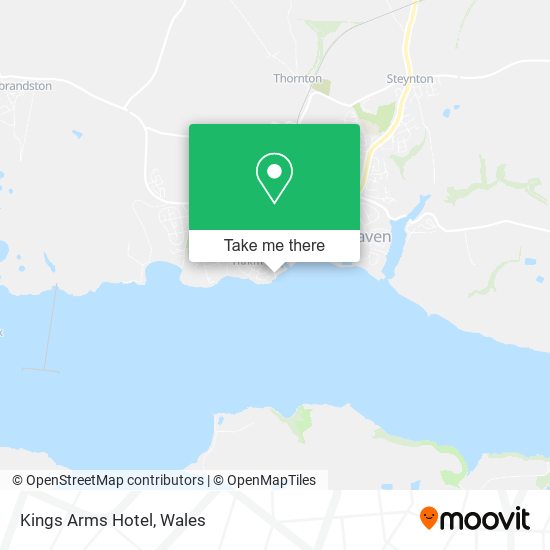 Kings Arms Hotel map
