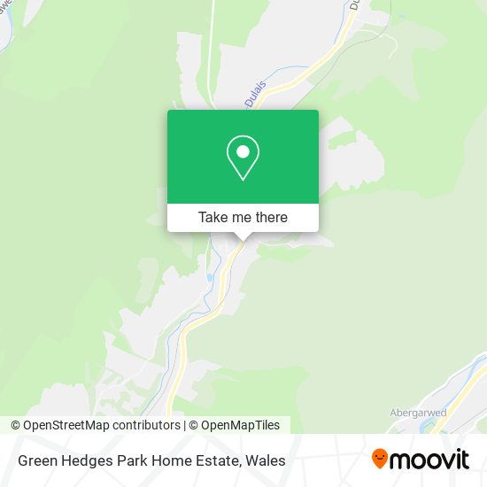 Green Hedges Park Home Estate map