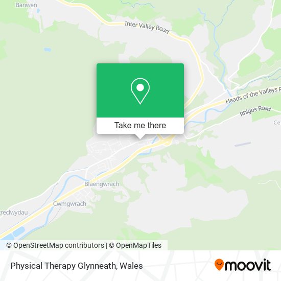 Physical Therapy Glynneath map