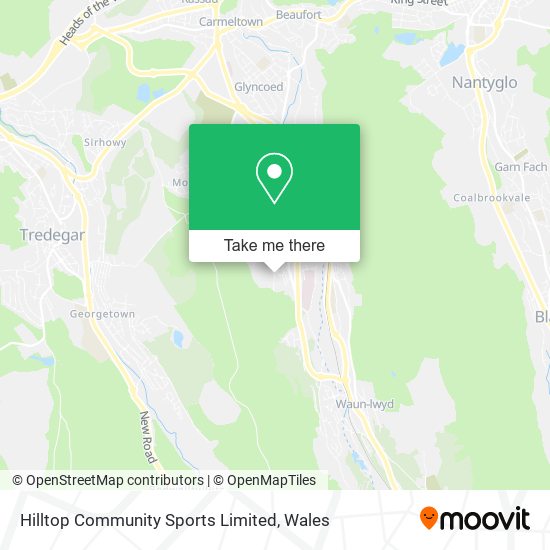 Hilltop Community Sports Limited map