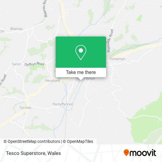 Tesco Superstore map