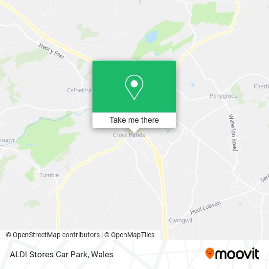 ALDI Stores Car Park map