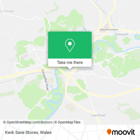 Kwik Save Stores map