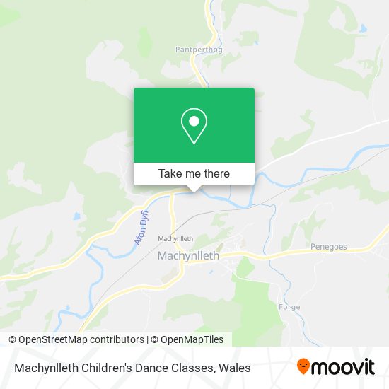 Machynlleth Children's Dance Classes map