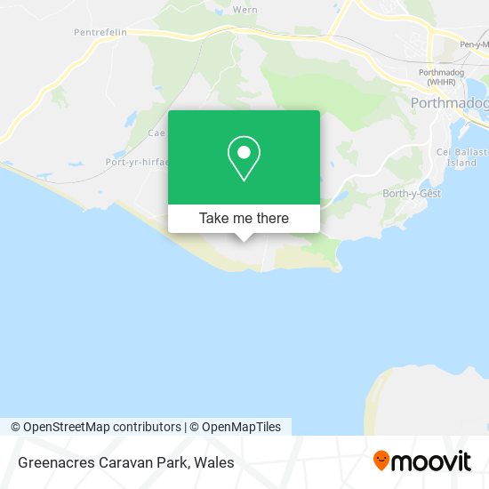 Greenacres Caravan Park map
