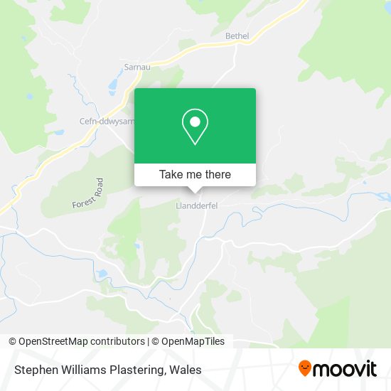 Stephen Williams Plastering map