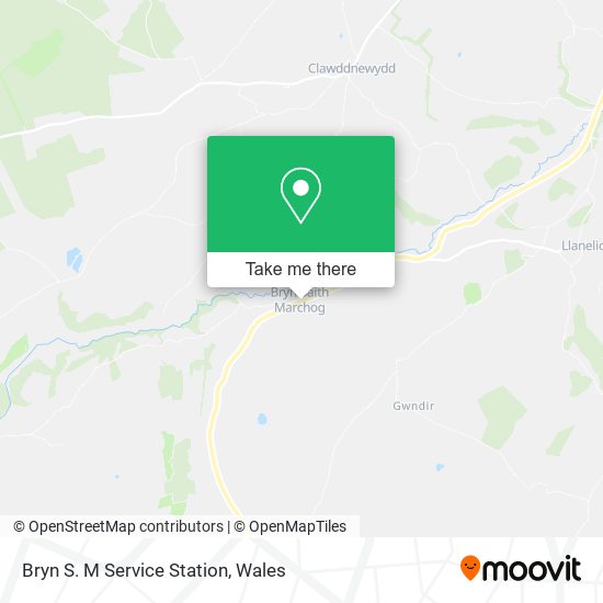 Bryn S. M Service Station map