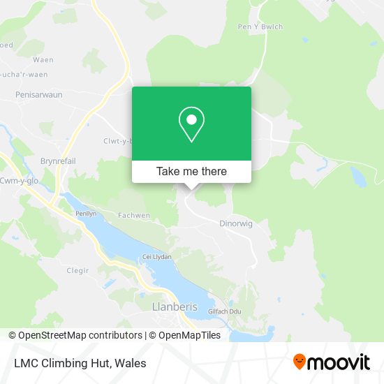 LMC Climbing Hut map