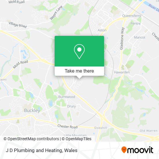 J D Plumbing and Heating map