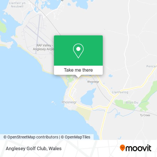 Anglesey Golf Club map