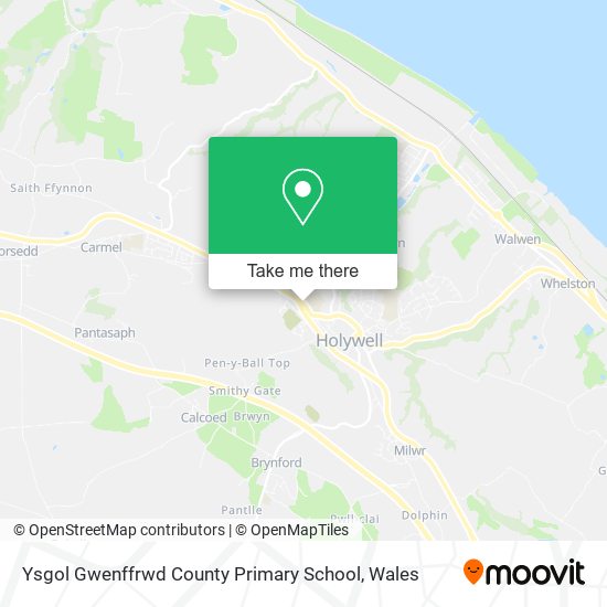 Ysgol Gwenffrwd County Primary School map