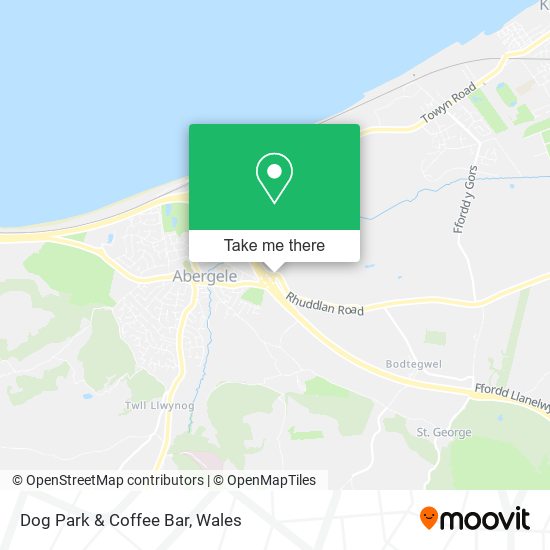 Dog Park & Coffee Bar map