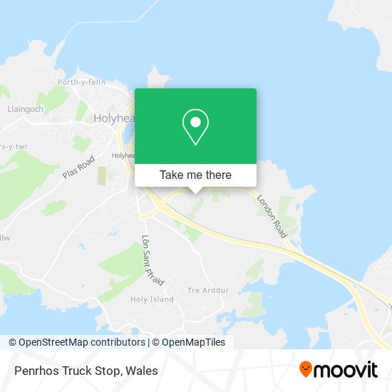Penrhos Truck Stop map
