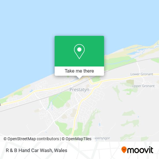 R & B Hand Car Wash map