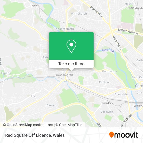Red Square Off Licence map