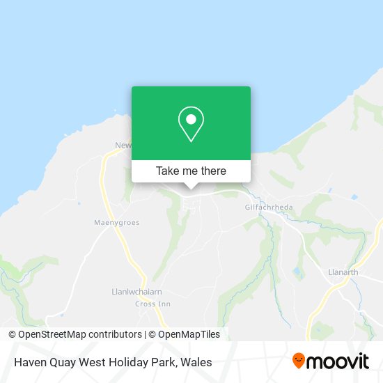 Haven Quay West Holiday Park map