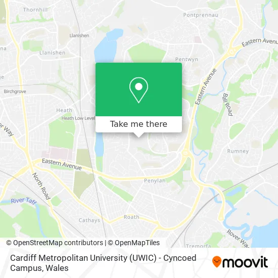 Cardiff Met Cyncoed Campus Map How To Get To Cardiff Metropolitan University (Uwic) - Cyncoed Campus By  Train Or Bus?