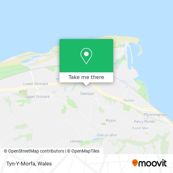 Tyn-Y-Morfa map