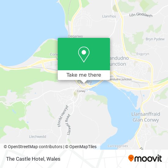 The Castle Hotel map