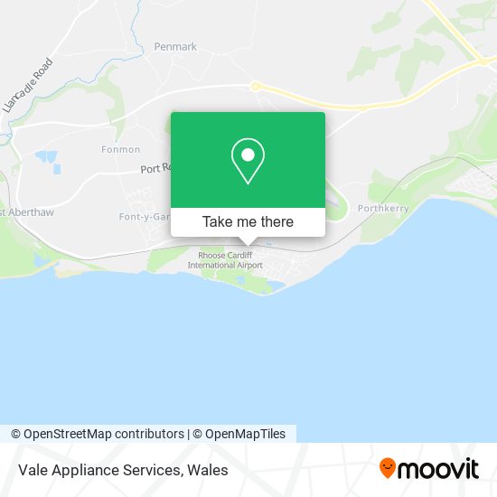 Vale Appliance Services map