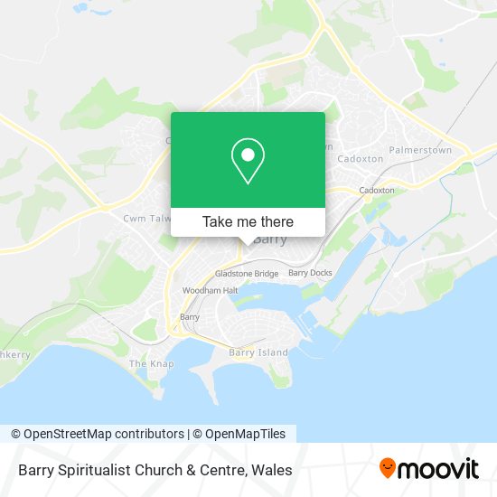 Barry Spiritualist Church & Centre map