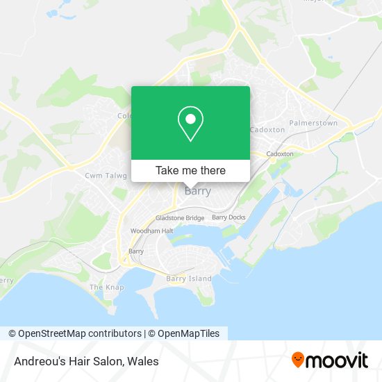 Andreou's Hair Salon map