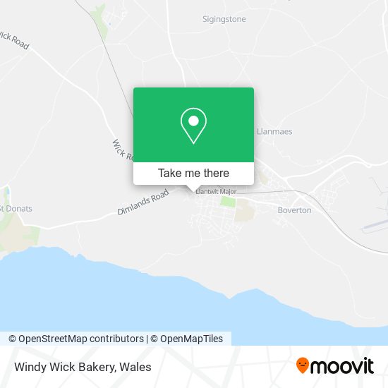 Windy Wick Bakery map