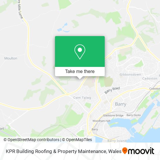 KPR Building Roofing & Property Maintenance map