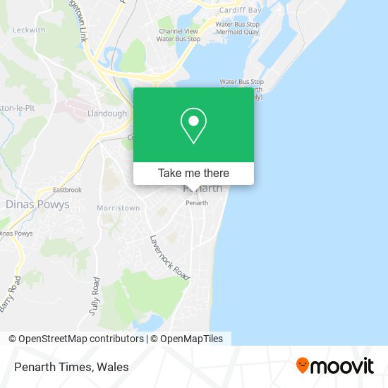 Penarth Times map