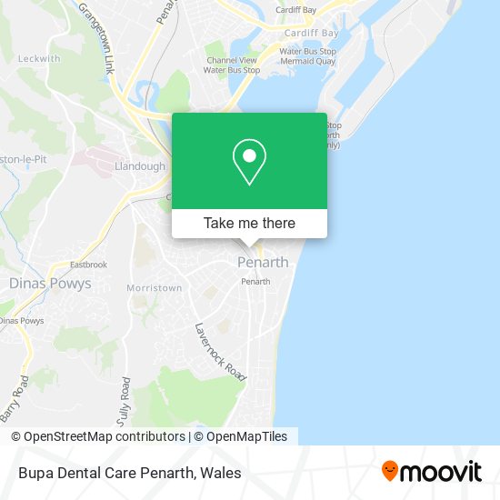 Bupa Dental Care Penarth map