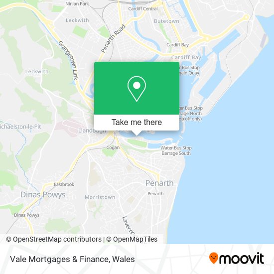Vale Mortgages & Finance map